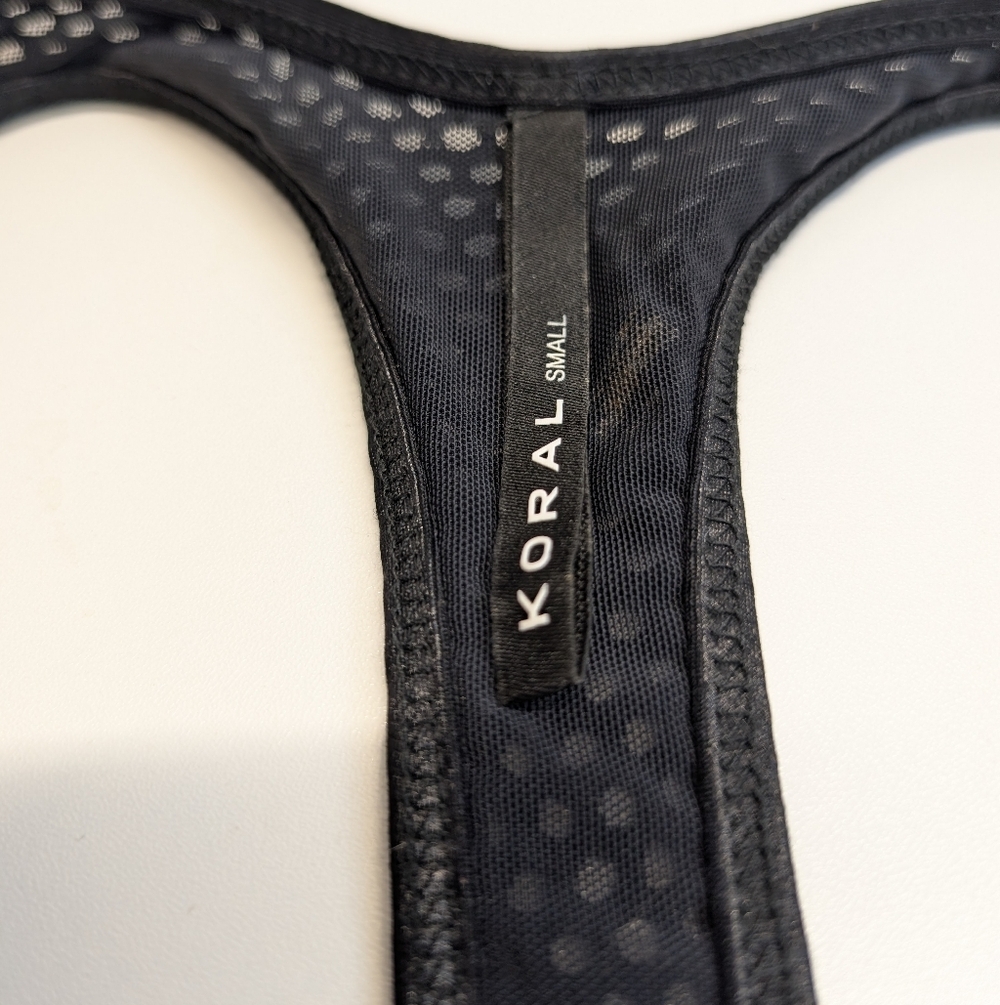 Koral Emblem Versatility Mesh-Paneled Stretch Sports Bra Size S EUC - Picture 4 of 7